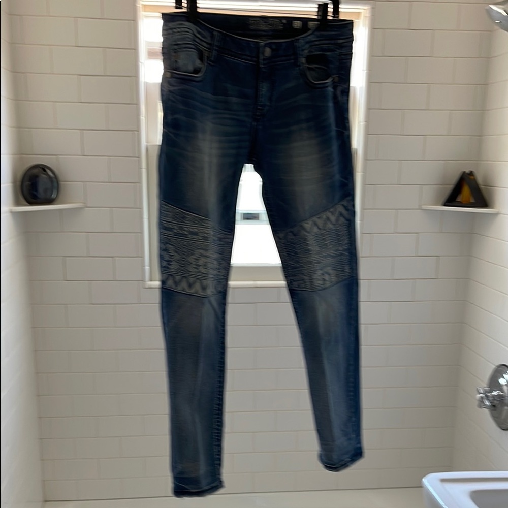 Miss Me Blue Patterned Women Jeans